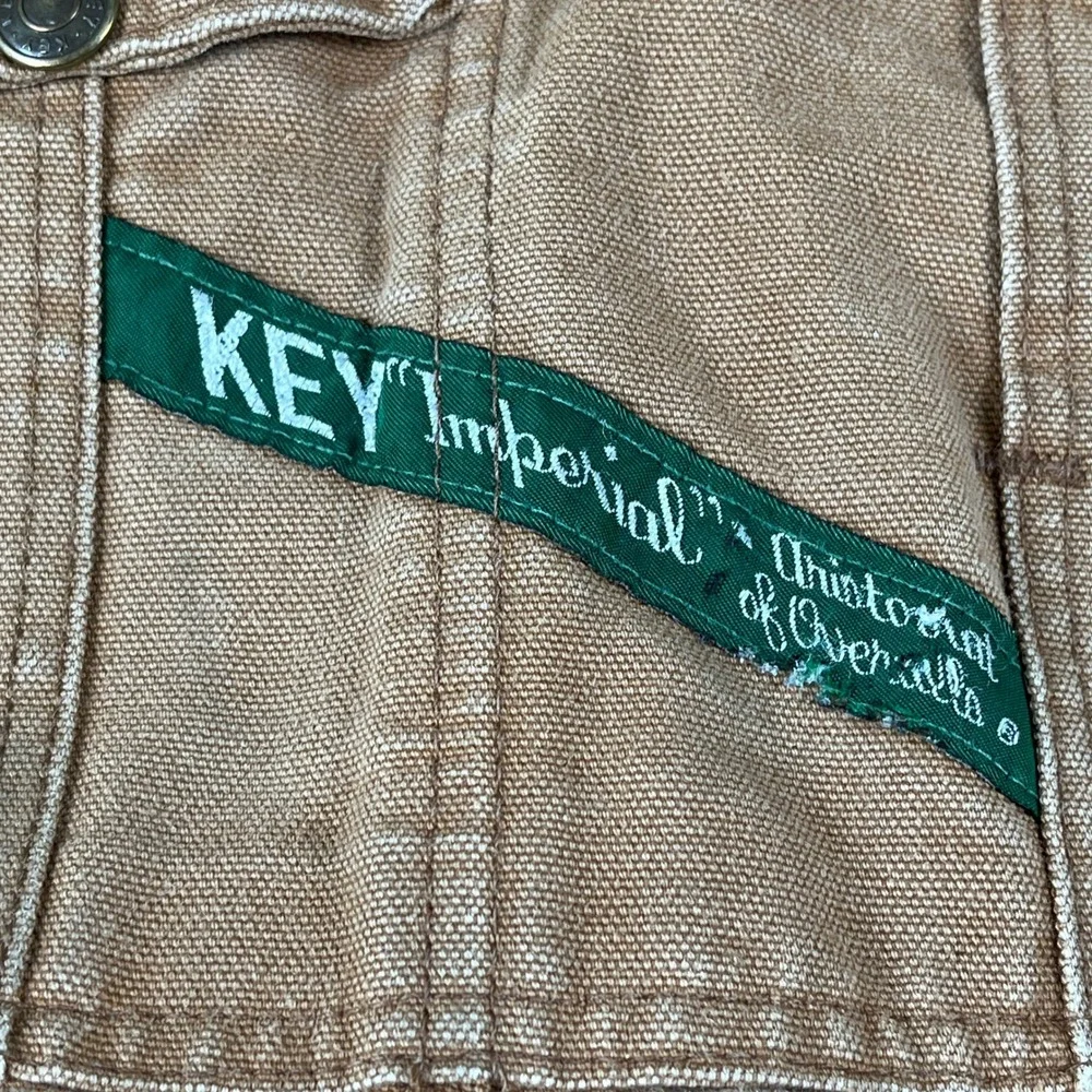 Key Imperial Aristocrat Of Overalls Bibs Mens 52x30 Brown Utility Carpenter